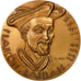 Frankreich, Medal, François Rabelais, 1988, Joly, UNZ, Bronze