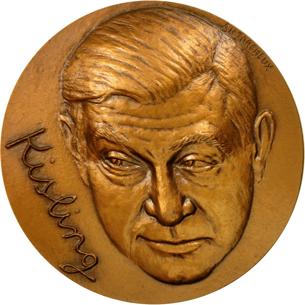 France, Medal, Kisling, 1985, Torcheux, MS(63), Bronze