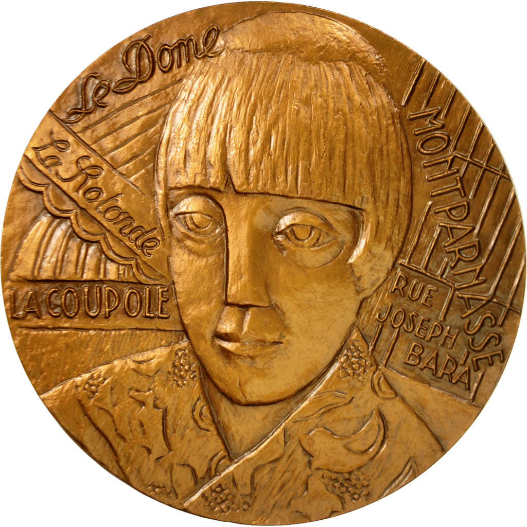 France, Medal, Kisling, 1985, Torcheux, MS(63), Bronze