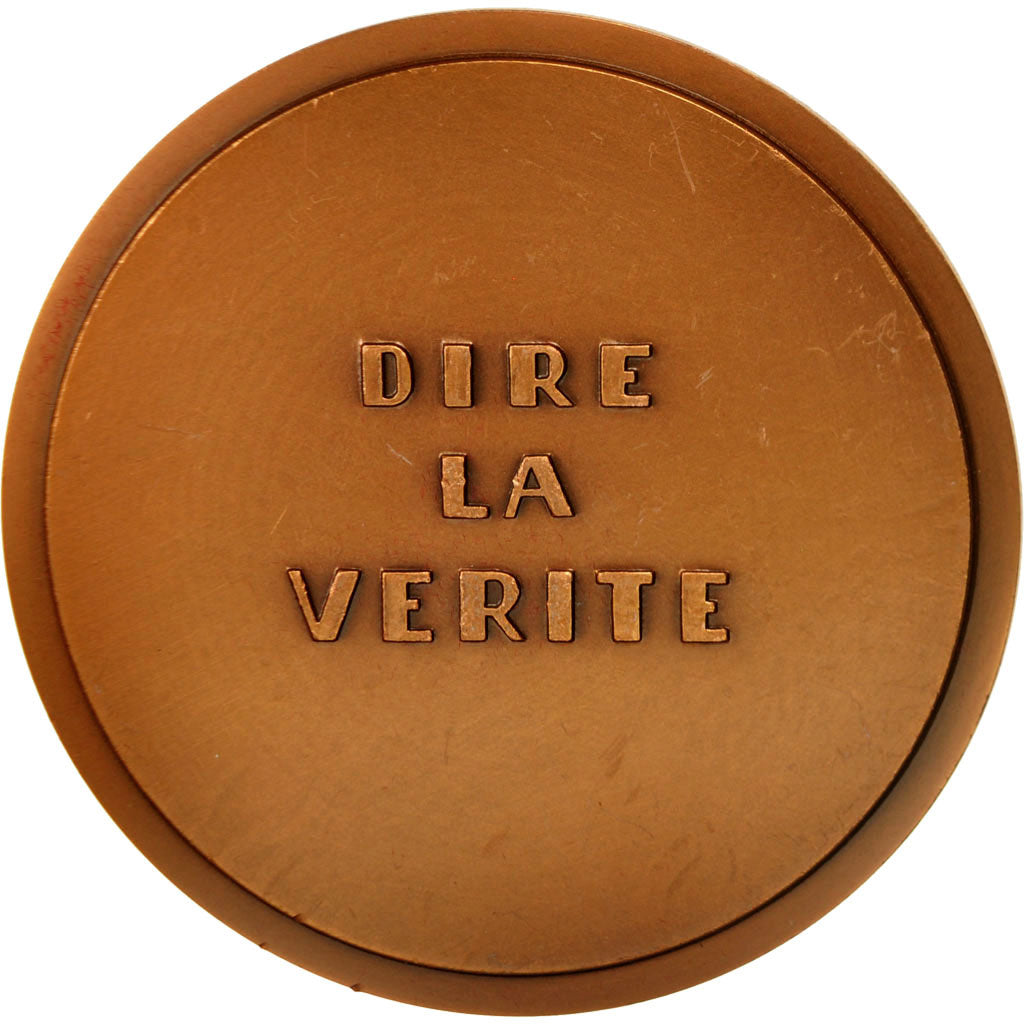France, Medal, Pierre Mendès France, 1985, Gorbato, SUP+, Cuivre