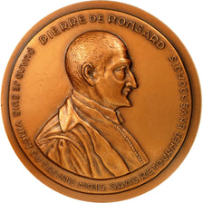 France, Medal, Pierre de Ronsard, 1985, Torcheux, MS(63), Cuivre