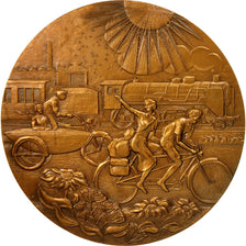 France, Medal, 50ème Anniversaire de la LOI sur les Congés Payés, 1986