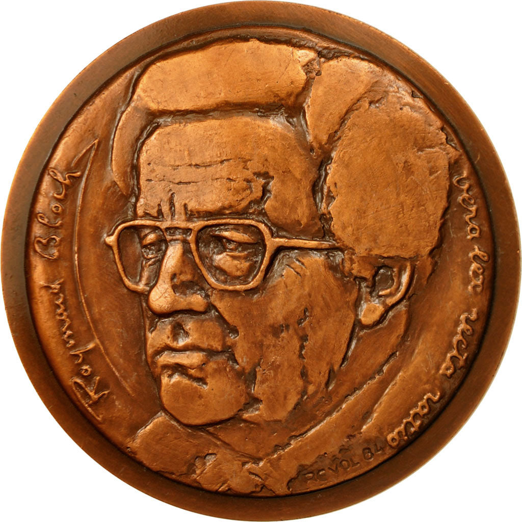 France, Medal, Raymond Bloch, 1985, Revol, MS(63), Cuivre
