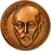 France, Medal, Miguel De Unamuno, 1987, Lebreton, MS(63), Cuivre