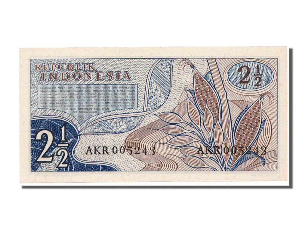 Indonesia, 2 1/2 Rupiah, 1960, KM #77, UNC(65-70), AKR005243