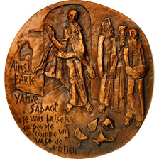 Frankreich, Medal, Yahvé Sabaot, 1978, UNZ, Cuivre