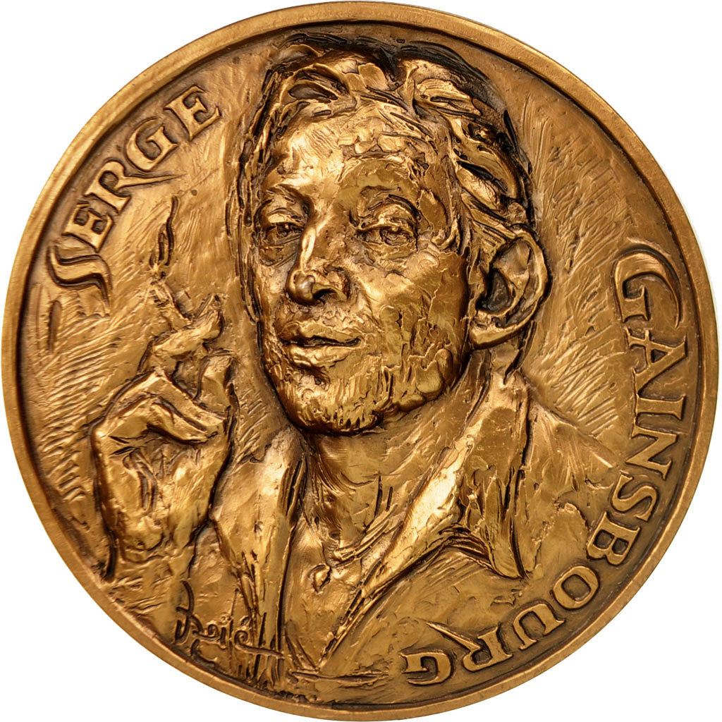 France, Medal, Serge Gainsbourg, SPL, Bronze