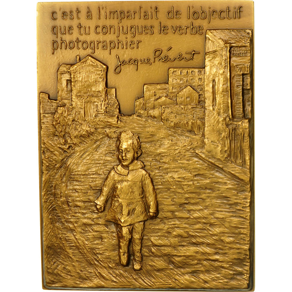 France, Medal, Robert Doisneau, Lovy, MS(60-62), Bronze