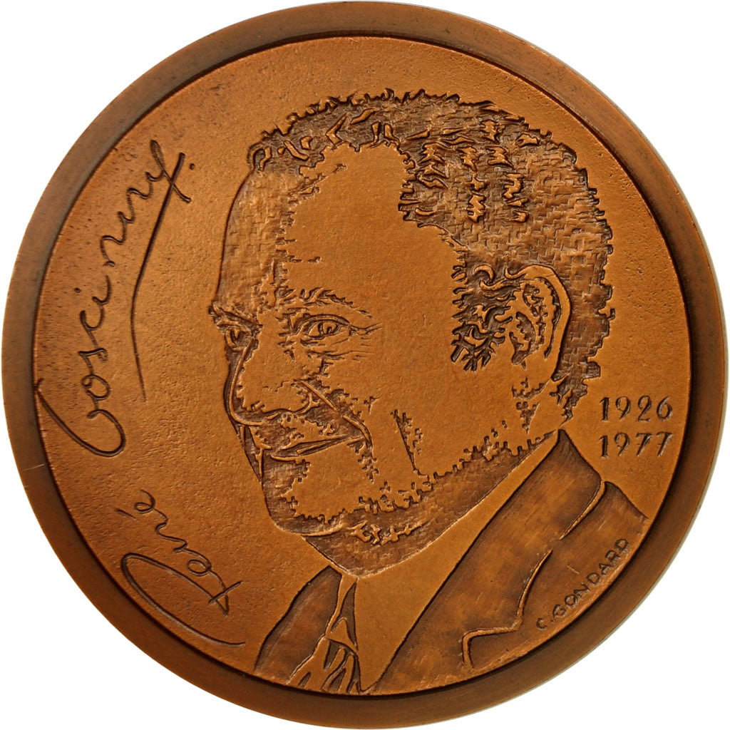 Frankrijk, Medal, Astérix le Gaulois , René Goscinny, 1979, C. Gondard, PR+