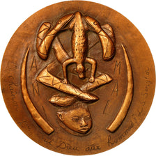 France, Medal, ANIMAL, 1966, Jacques Birr, MS(63), Cuivre