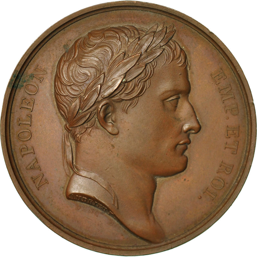 France, Medal, Napoleon Ier , Rome  Paris., 1809, Andrieu, MS(60-62), Bronze