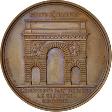 France, Medal, Napoleon Ier , De Paris a Vienne, 1809, Andrieu, MS(60-62)