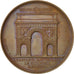 France, Medal, Napoleon Ier , De Paris a Vienne, 1809, Andrieu, MS(60-62)