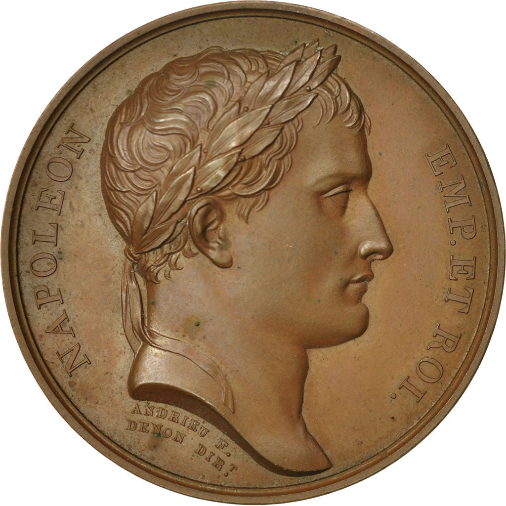 Francia, Medal, Napoleon Ier , Porte De Alcala, 1808, Andrieu, EBC+, Bronce