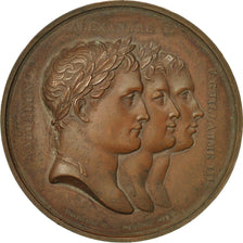 France, Medal, Napoleon Ier , Paix de Tilsit, 1807, Andrieu, SUP, Bronze