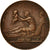 Francia, medalla, Naissance du Comte de Chambord, 1820, Gayrard, EBC, Bronce