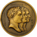 France, Medal, Napoleon Ier , Paix de Tilsit, 1807, Andrieu, MS(64), Bronze