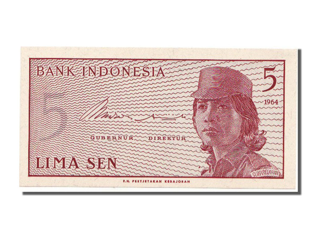 Indonesia, 5 Sen, 1964, UNC(65-70), XBK029408