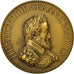 Francia, Medal, Henricus IIII , Iovis Armiger Ales, 1601, SPL+, Bronzo