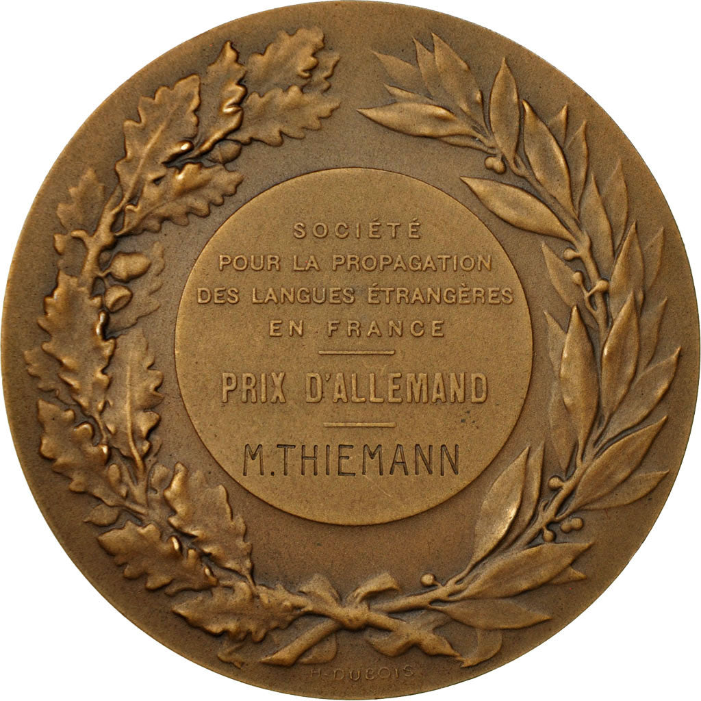 France, Medal, Prix d'Allemand , M.Thiemann, 1914, Dupuis.D / Dubois.H