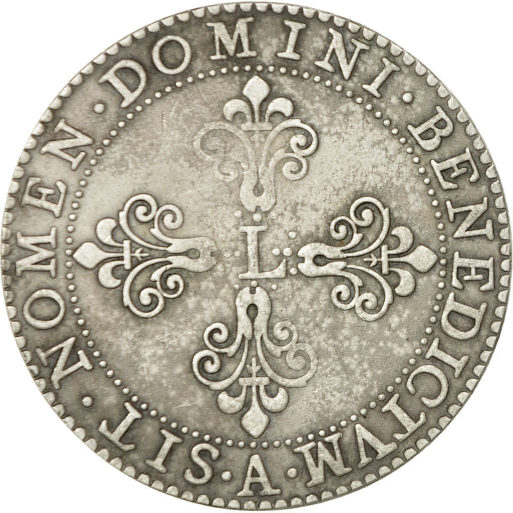 France, Medal, Ludovicus XIII, 1618, AU(55-58), Silver