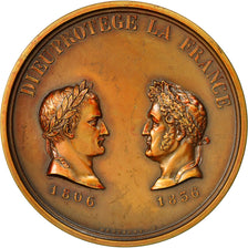 France, Medal, Napoleon Ier , Louis Philippe , Arc de l'Etoile, 1806 / 1836