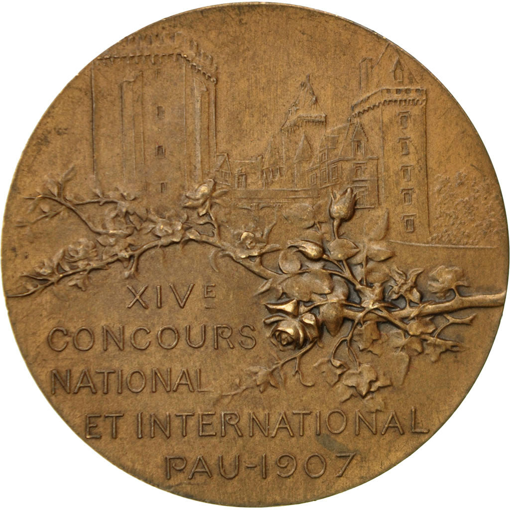 France, Medal, XIV ème Concours National et International de Tir, PAU, 1907