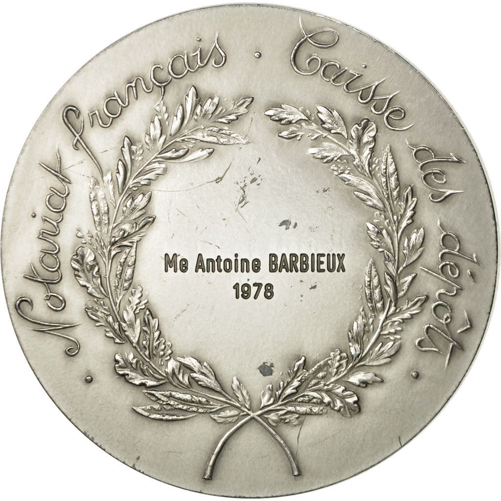Frankreich, Medal, Jean Etienne Marie Portalis , Notariat Français, 1978