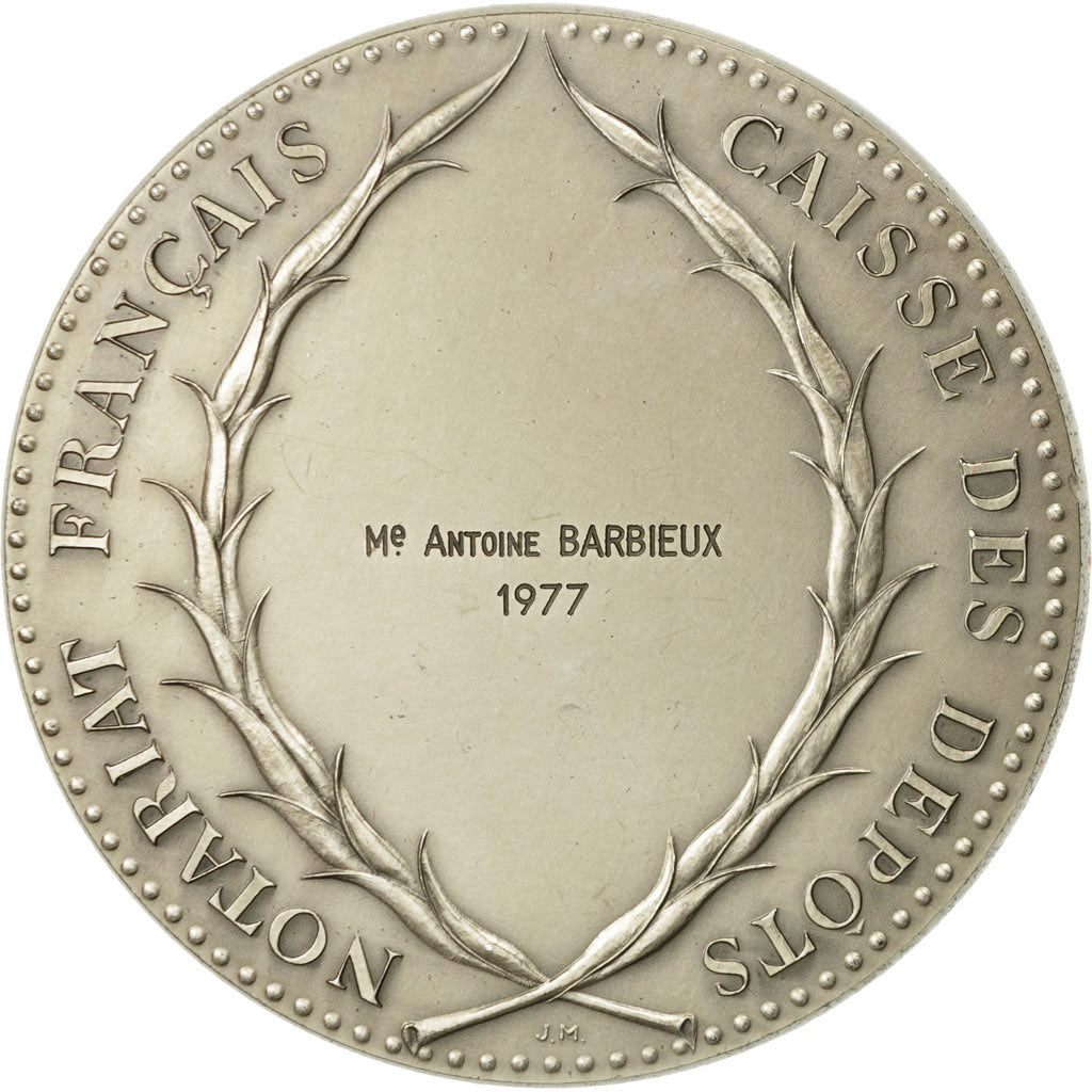 Francia, Medal, Henri François d'Aguesseau, 1977, Mauviel, EBC+, Plata