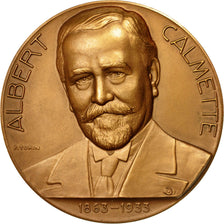 Francia, Medal, Albert Calmette , Institut Pasteur, 1963, Turin, SPL+, Bronzo