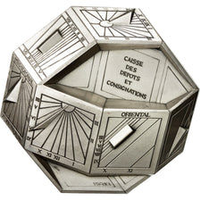France, Medal, Prisme , Caisse des Dépot et Consignations, 1981, Michel, TTB+
