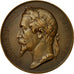 France, Medal, Napoleon III , Empereur, 1866, Bovy, MS(60-62), Bronze