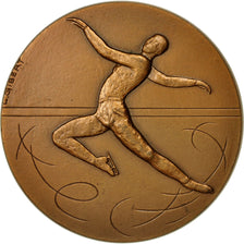 France, Medal, Patinage Artistique, 1983, Gibert, SUP+, Bronze