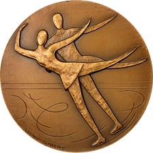 Francia, Medal, Patinage Artistique, 1983, Gibert, EBC+, Bronce
