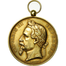 Frankrijk, Medal, Napoleon III , Ville de Lagny s/marne, 1866, Merley, PR