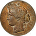Francia, Medal, Exposition Universelle PARIS, 1878, Oudiné, BC+, Bronce