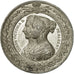 Francia, Medal, Queen Victoria et Pr.Albert , LONDON, 1851, BC+, Hojalata