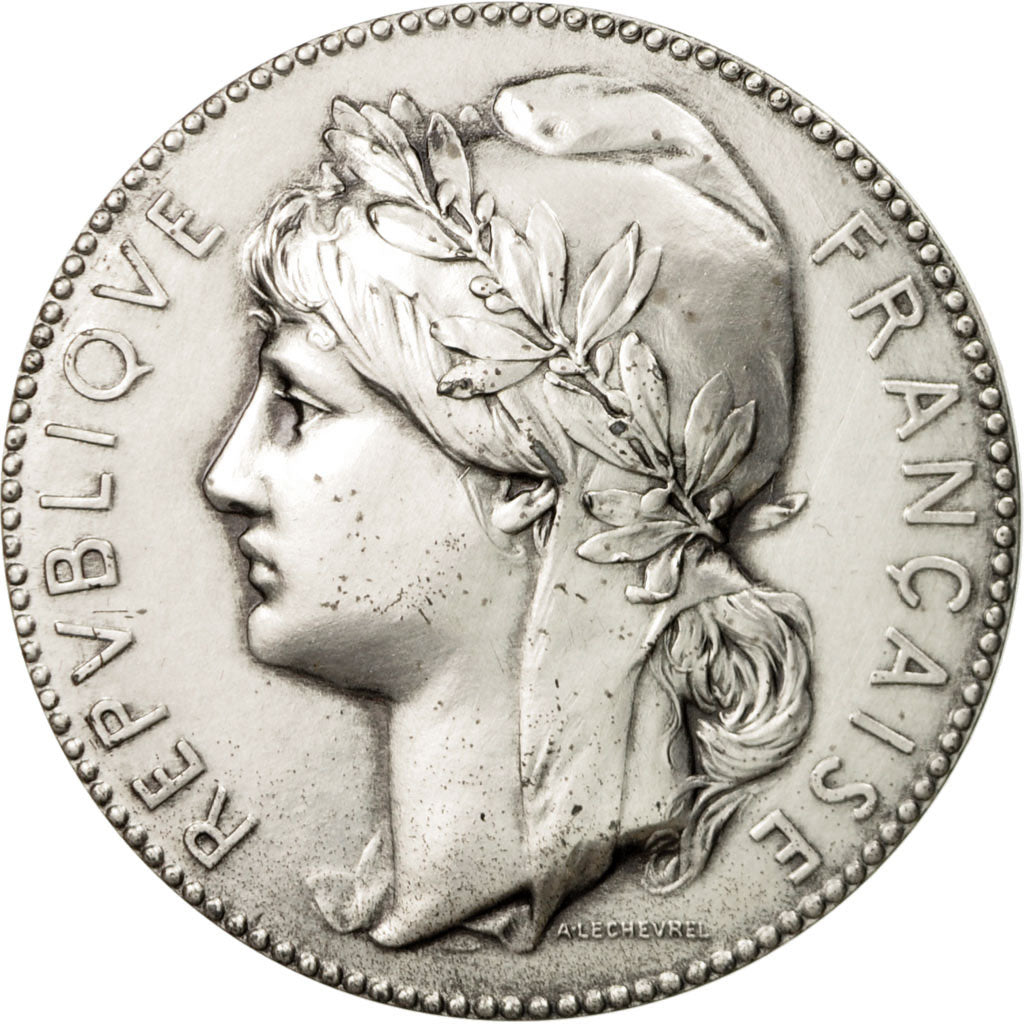 France, Medal, Ministère de la Justice, 1967, Lechevrel, AU(50-53), Silver