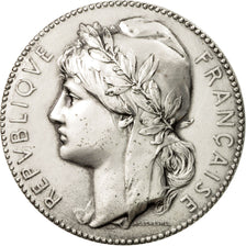 France, Medal, Ministère de la Justice, 1967, Lechevrel, AU(50-53), Silver