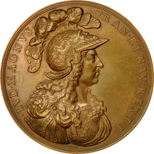France, Medal, Ludovicus Magnus , Nec Pluribus Impar, 1972, Varin, MS(63)
