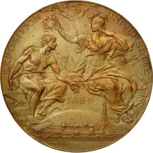 Francia, Medal, Exposition universelle de Paris, 1889, Bottée, MBC+, Bronce