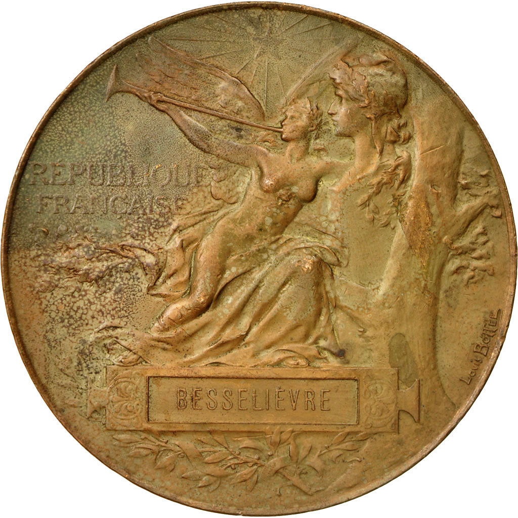 Francia, Medal, Exposition universelle de Paris, 1889, Bottée, MBC+, Bronce
