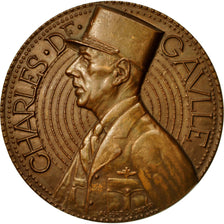France, Medal, Charles De Gaulle, 1973, Jaeger, MS(63), Bronze