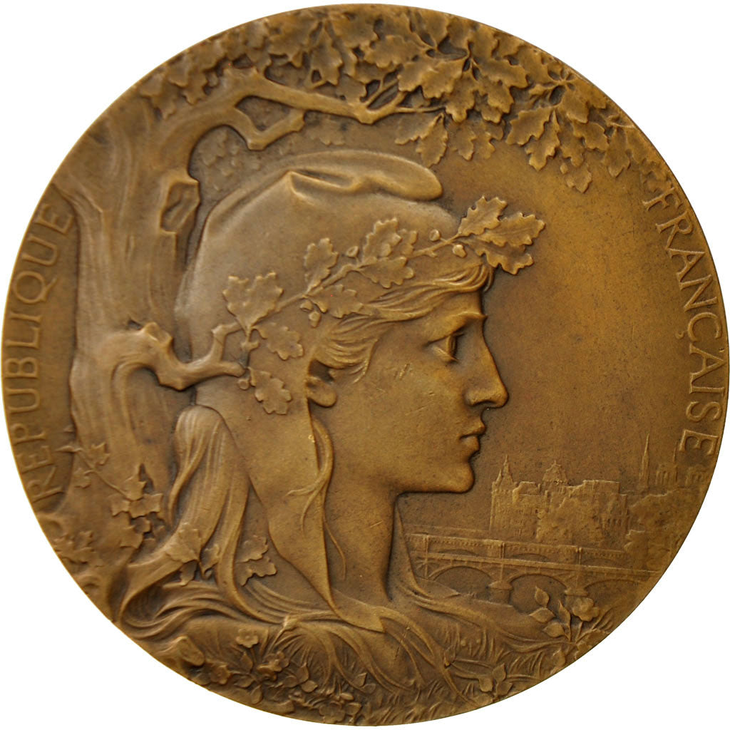 France, Medal, Exposition Universelle Internationale, 1900, Chaplain, TTB+