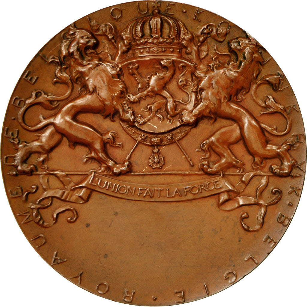Francia, Medal, Exposition Internationale Bruxelles, 1897, Lagae, MBC+, Bronce