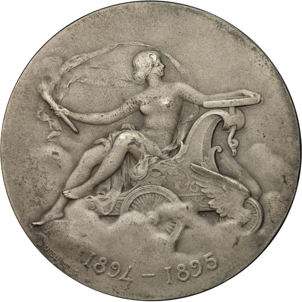 France, Medal, Automobile Club de France, 1930, Dupuis.D, AU(50-53), Silver