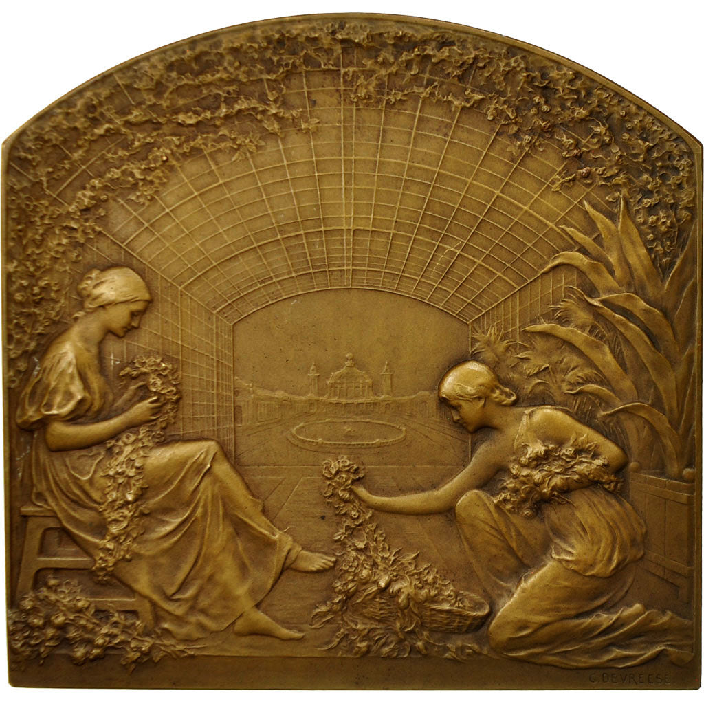 Belgium, Medal, Exposition Universelle de Gand, 1913, Devreese, AU(50-53)