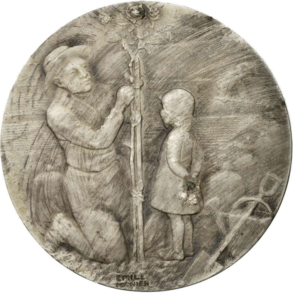 France, Medal, Société des Mines de Lens, Monier, EF(40-45), Bronze