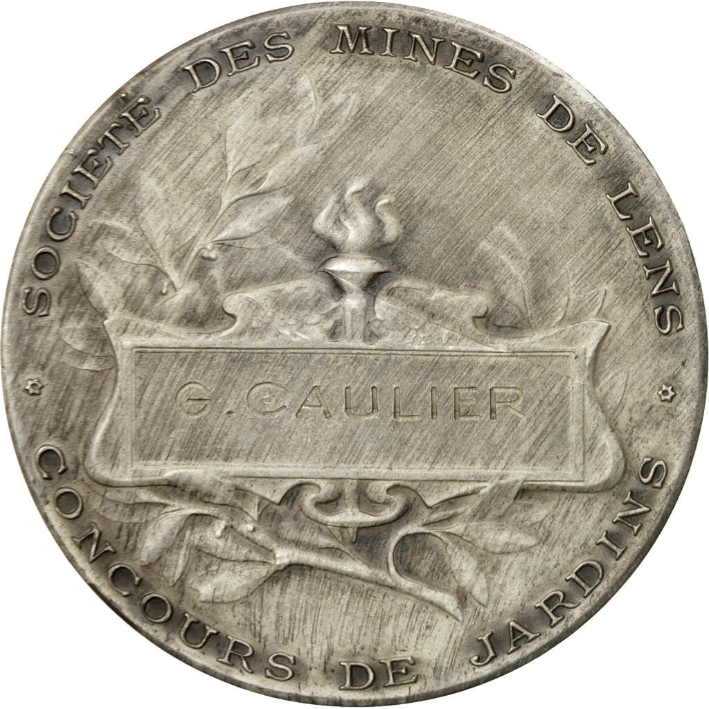 France, Medal, Société des Mines de Lens, Monier, EF(40-45), Bronze