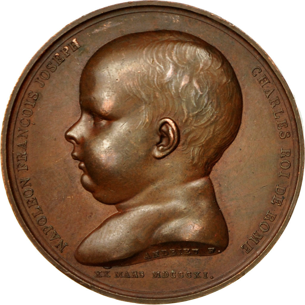 Frankreich, Medal, Napoleon Ier , François Joseph , Charles Roi de Rome, 1811